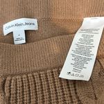 Calvin Klein Tan Cable Knit Pencil Skirt Size M Photo 4