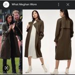 Babaton Aritzia  Maximo Trench Coat Jacket in Kohl Green XXS Photo 1