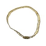 Vintage Gold Chain Belt Necklace Enamel Medallion Heavy 94g Statement Photo 4