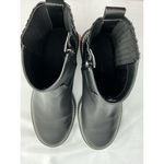 Time & Tru Womans Ankle Boots Stretch 7.5 Black Side Zip Lug Heel NWOT Photo 5