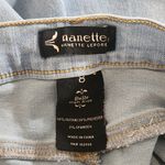 Nanette Lepore  Belle High-Rise Light Wash Denim Shorts Size 8 Photo 7