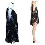 Free People NWT  Clear Skies Cold Shoulder Tunic - Black - XS Photo 3