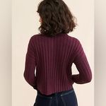 Open Edit Elegant Plum Cowl Neck Sweater Photo 1