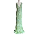 Morgan & Co Sequin Embellished Column Gown Photo 4