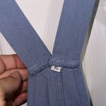None Blue Overalls with Pockets Photo 3