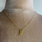 Indiana dainty pendant gold tone Necklace Photo 7