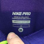 Nike Pro Purple Running Half Zip Medium Photo 3
