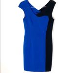 Jay Godfrey  black and blue sheath dress 6 Photo 1