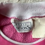 Vintage Basic Editions Pink Bird Birdhouse Crewneck Black Size M Photo 3