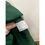 Azazie Size 4 Formal Dress Maxi A Line Empire Pleated Waist V Neck & Back Green Photo 11