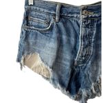 Free People  We The Free Distressed Button-Fly Cut Off Jean Shorts Women's 28 Photo 1