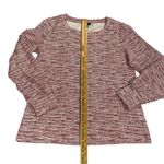 Talbots Women's Pink Tweed Pullover Jacket Size Medium Crewneck Photo 2