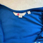 Boden Diana Maxi Dress in Blue/Green Floral Print Sz 4p Blue Photo 8