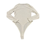 Pretty Little Thing Women's Ivory Long Sleeve Bodysuit Size 14 Photo 11