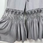 Rusty USA bell bottom jumpsuit w/ lace detail women’s size s bohemian Purple Photo 3