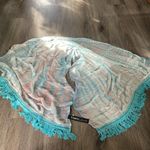 Gypsy 05 Sand Turquoise/Melon Coverup/Wrap One Size Photo 11