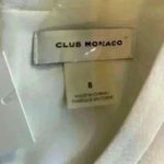 Club Monaco White Belted Pocket Dress Size 8 New With Tags Photo 7