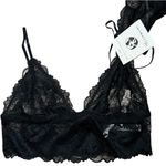 Free People Intimately  Everyday Lace Longline Bra 2-Pack Black Combo Small NWT. Photo 1