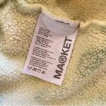 Chinatown Market Tie Dye Hoodie With Hawaiian Flowers Green/ Yellow Size Medium Photo 5