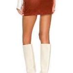 Free People New  Vivienne Velvet Mini Skirt Photo 3