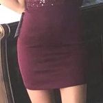 B Darlin Maroon Formal Dress  Photo 0