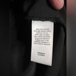 Melrose and Market Black Semi Sheer Long Sleeve Lace Trim Blouse Small Photo 5