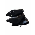 MIA  Tall Boots Size 7.5 Side Zip Stiletto Pointed Toe in Black NEW Photo 6