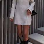 Cream Sweater Dress Photo 2