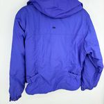 NILS Ski Jacket Size 10 Stowaway Hood Skiwear Zipper Front Blue Photo 7