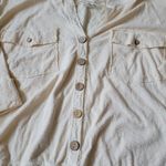 We The Free  Yellow Button Up Top Size Medium Photo 1