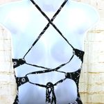 Harry Potter Spells Swimsuit Womens S Black White Spell Words Graphic Back Strap Photo 8