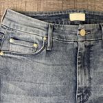 MOTHER Denim MOTHER The Looker Ankle Light Blue Skinny Jeans Photo 3