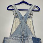 Abercrombie & Fitch  Overall Skirt Light Wash Denim Mini Dress Women’s Size S Photo 3