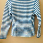Patagonia  Quarter Zip Striped Sweater Blue Sz XS Photo 7