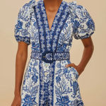 Farm Rio Blue And White Romper Photo 0