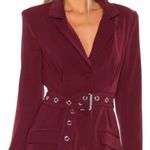 Lovers + Friends Revolve Wine Red Blazer Photo 0