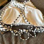 Aerie Striped Halter Bikini Top size M NWT Photo 2