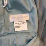 Dessy Collection Halter Chiffon Maxi Gown Icelandic Blue Formal Dress 8 Photo 4