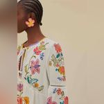 Farm Rio  Off-White Floral Insects Mini Dress XL Photo 3