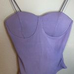 Timing  Lavender Ribbed Bodysuit Photo 2