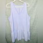 A New Day Sleeveless Ruffle Hem Knit Dress in Lavender Size XXL Photo 3