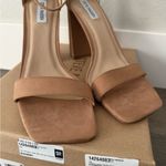 Steve Madden  Tiaa Ankle Strap Block Heel Sandals - Size 10 - Camel‎ Nubuck - NWB Photo 6