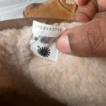 UGG  Chestnut Suede Ankle Boots Women size 10 logo print Photo 5