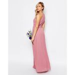 ASOS NWT TFNC WEDDING Serene High Neck Pleated Maxi Dress Size 10 Photo 2