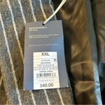 Universal Threads Universal Thread gray pinstriped single button blazer XXL soft fuzzy office Photo 3