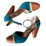 Seychelles Y2K cap toe colorblock Mary Jane heels Photo 2