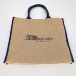 Broken Shed Vodka Eco Friendly Large Reusable Unisex Jute Shopping Bag/Tote NEW Tan Photo 1