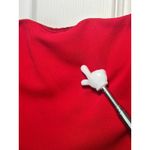 Maria Bianca Nero Cache Bianca Nero Red Strapless Asymmetrical Hem Dress Size M Vintage Y2K Photo 1