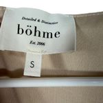 Bohme Böhmé Gold Sequin Maxi Dress Long Sleeve V-Neck Evening Gown Size S NYE Photo 7