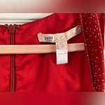 Hutch Reese Dress Red Polka Dot Size Small A-Line Swingy Flowy Cutout Bow cute Photo 4